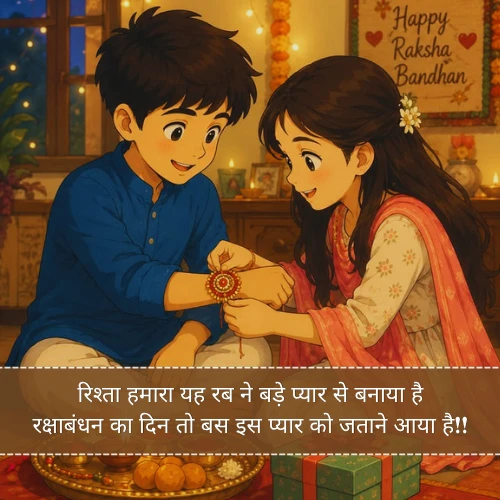 Whatsapp Raksha Bandhan Shayari Whatsapp Raksha Bandhan Shayari